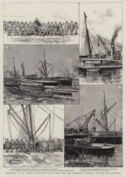 Departure of the Looshai Expeditionary Field Force from the Government Dockyard, Calcutta, for Chittagong
